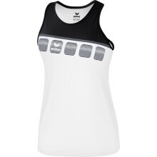 Erima Tank 5-C 2019 white/black/dark grey Women