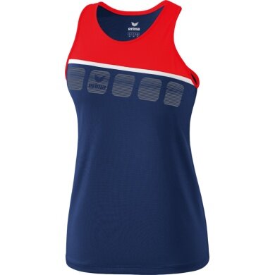 Erima Tank 5-C 2019 navy/red/white Women