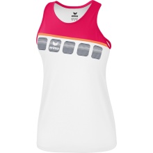 Erima Sport Tank 5C white/peach pink Women