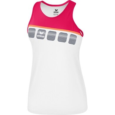 Erima Sport Tank 5C white/peach pink Women