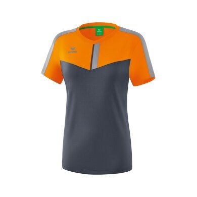 Erima Sport-Shirt Squad grey/orange Women