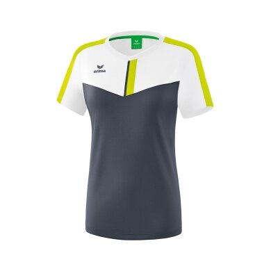 Erima Sport-Shirt Squad #20 white/grey/lime Women