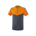 Erima Sport T-shirt Squad (100% Polyester) orange/grey Boys