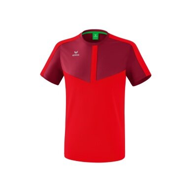 Erima Sport T-shirt Squad (100% Polyester) bordeaux/red Boys