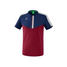 Erima Tshirt Squad navy blue/bordeaux Kids