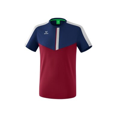 Erima Sport T-shirt Squad new navy/bordeaux/grey Men