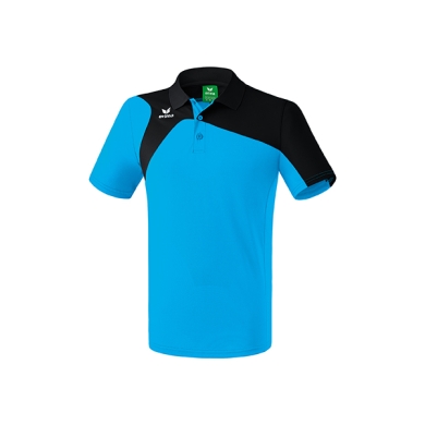 Erima Sport-Polo Club 1900 2.0 (100% Polyester) Curacao Blue/Black Kids