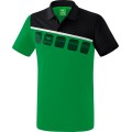 Erima Sport Polo 5C (100% Polyester) green/black Men