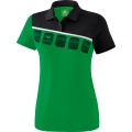 Erima Sport Polo 5C (100% Polyester) emerald green/black Women