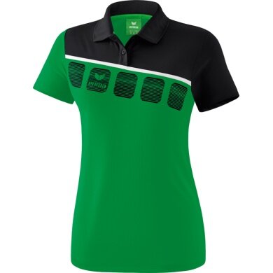 Erima Sport Polo 5C (100% Polyester) emerald green/black Women