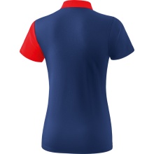 Erima Sport Polo 5C (100% Polyester) navy blue/red Women