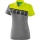 Erima Sport Polo 5C (100% Polyester) grey melange/lime Women