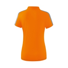 Erima Sport Polo Squad (100% Polyester) orange/grey Women