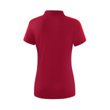 Erima Sport Polo Squad (100% Polyester) burgundy/red Women