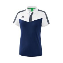 Erima Sport Polo Squad (100% Polyester) navy/white Women