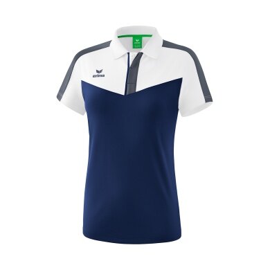 Erima Sport Polo Squad (100% Polyester) navy/white Women