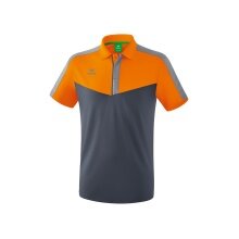 Erima Sport-Polo Squad (100% Polyester) orange/grey Men