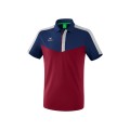 Erima Sport Polo Squad (100% Polyester) burgundy/navy blue Men