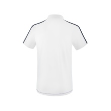 Erima Sport Polo Squad (100% Polyester) white/navy blue Men