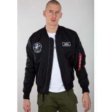 Alpha Industries Flight Jacket MA-1 TT Glow In The Dark black Men