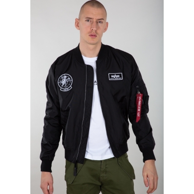 Alpha Industries Flight Jacket MA-1 TT Glow In The Dark black Men