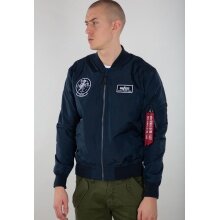 Alpha Industries Flight Jacket MA-1 TT Glow In The Dark navy blue Men