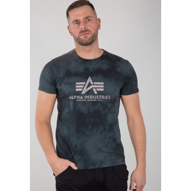 Alpha Industries Tshirt Basic (Cotton) Tie-Dye Grey Men