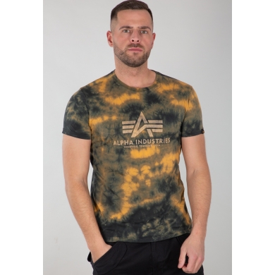 Alpha Industries Tshirt Basic (Cotton) Tie-Dye Brown Men