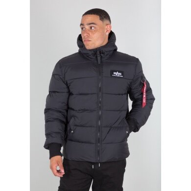 Alpha Industries Winter Jacket Hooded Puffer Alpha FD Black Men