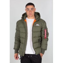 Alpha Industries Winter Jacket Hooded Puffer Alpha FD dark green Men