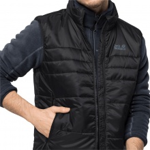 Jack Wolfskin Argon Insulated Vest (very warm, lightweight, PFC-free) black Men