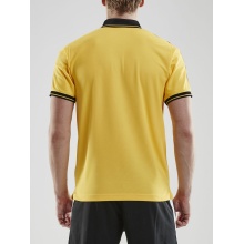 Craft Sport Polo Pro Control (100% Polyester) yellow/black Men