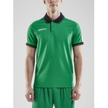 Craft Sport-Polo Pro Control (100% Polyester) green/black Men