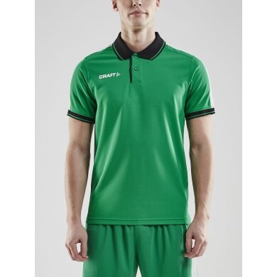 Craft Sport-Polo Pro Control (100% Polyester) green/black Men