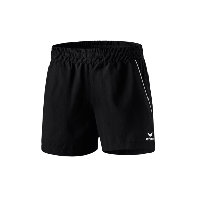 Erima Leisure Shorts (100% Polyester, dry comfort) short black/white Women