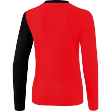 Erima Sport Long Sleeve Shirt 5C (100% Polyester) Red/Black Women