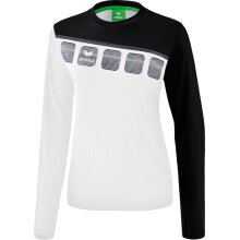 Erima Sport Long Sleeve Shirt 5C (100% Polyester) White/Black Women