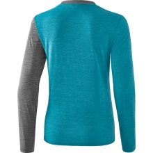 Erima Sport Long Sleeve Shirt 5C (100% Polyester) Blue/Grey Women