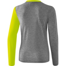 Erima Sport Long-sleeved Shirt 5C (100% Polyester) grey/lime Women