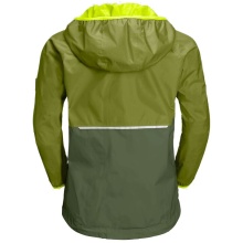 Jack Wolfskin Rain Jacket Rainy (wind and waterproof) khaki/green Kids