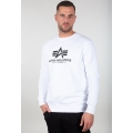 Alpha Industries Pullover Basic (Cotton) Sweater white Men