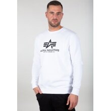 Alpha Industries Pullover Basic (Cotton) Sweater white Men