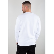 Alpha Industries Pullover Basic (Cotton) Sweater white Men