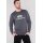 Alpha Industries Pullover Basic (Cotton) Sweater grey/white Men