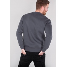 Alpha Industries Pullover Basic (Cotton) Sweater grey/white Men