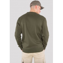 Alpha Industries Pullover Basic (Cotton) Sweater dark green Men