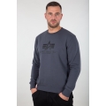 Alpha Industries Pullover Basic (Cotton) Sweater dark grey/black Men