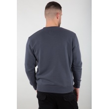 Alpha Industries Pullover Basic (Cotton) Sweater dark grey/black Men