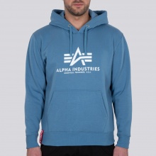 Alpha Industries Hoodie Basic Logo Airforce Blue Men