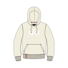 Alpha Industries Hoodie Basic jet stream white/white Men